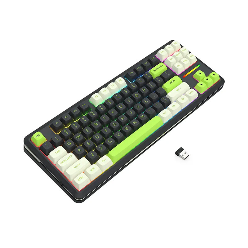 کیبورد باسیم/بی سیم گیمینگ ردراگون مدل Redragon WILDSLASH PRO K734 BWG RGB - Image 3