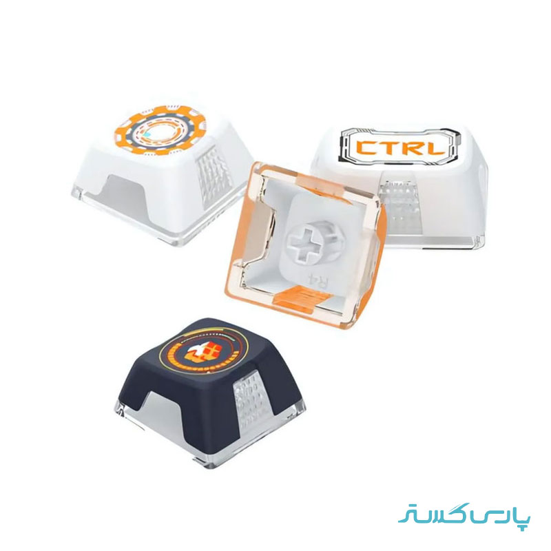 مجموعه کامل کلید کیبورد مکانیکال ردراگون مدل Redragon MECH WARRIOR A143 PBT - Image 2