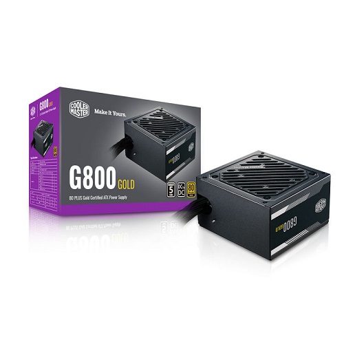 منبع تغذیه کامپیوتر کولر مستر مدل COOLER MASTER G800 Gold - Image 2