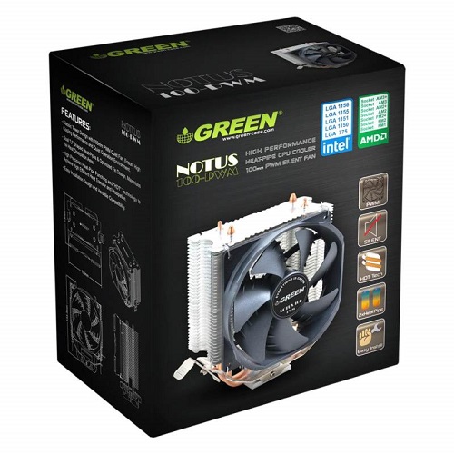 خنک کننده پردازنده گرین مدل NOTUS 100 - PWM - Image 3