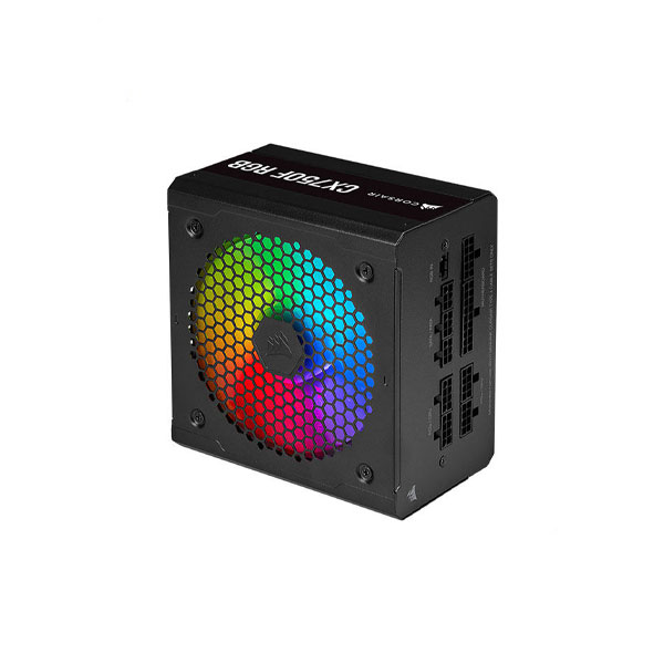 منبع تغذیه کامپیوتر کورسیر مدل CX750F RGB Bronze FULL - Image 3