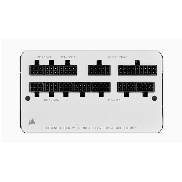 منبع تغذیه کامپیوتر کورسیر مدل RM750 White GOLD FULL - Image 3