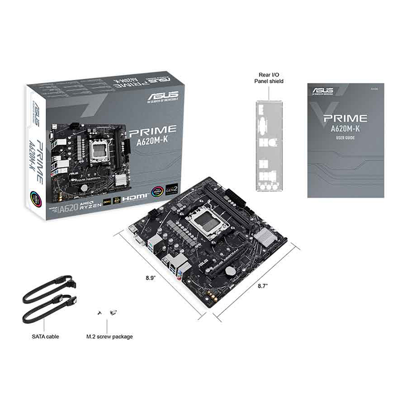 مادربرد ایسوس مدل ASUS PRIME A620M-K DDR5 - Image 4